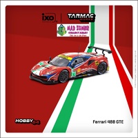 Tarmac Works 1:64 Hobby 64 - Ferrari 488 GTE 24h of Le Mans 2020 M. Molina / D. Rigon / S. Bird