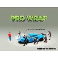 American Diorama 1/64  - Pro-Wrap (Include a piece of transparent film to replicate car wrapping scene)