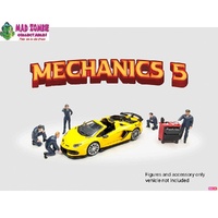 American Diorama 1/64  -  Figures Mechanics 5 - PRE-ORDER