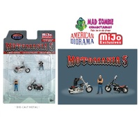 American Diorama 1/64  Motomania 5 New Chopper Bikes – MiJo Exclusives Limited Edition 4,800