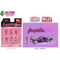 American Diorama 1/64  Lowrider Girls – MiJo Exclusives Limited Edition 3,600 Pieces