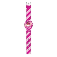 Alice In Wonderland Cheshire Cat Stripe LED Watch