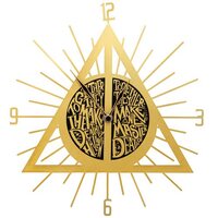 Harry Potter Deathly Hallows Clock