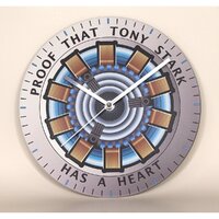 Iron Man Tony Stark Has a Heart Wall Clock