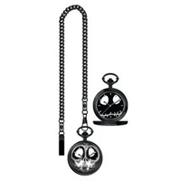 Nightmare Before Christmas Jack Skellington Skull Pocket Watch