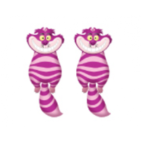 ALICE IN WONDERLAND - CHESHIRE CAT SWIVEL EARRINGS
