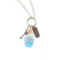 ALICE IN WONDERLAND - CURIOUSER BOTTLE NECKLACE