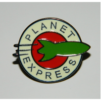 Futurama Metal Enamel Pin - Planet Express Logo