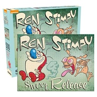 Ren and Stimpy Cartoon 500-Piece Jigsaw Puzzle