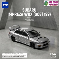ATS 1/64 - MITSUBISHI LANCER EVOLUTION IV - Silver (with opening bonnet) -  (PRE-ORDER)