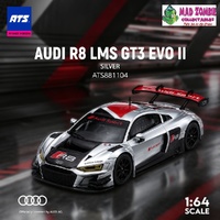 ATS 1/64 - UDI R8 LMS GT3 EVO II - Silver -  (PRE-ORDER)