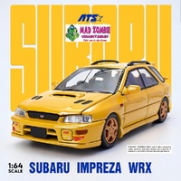ATS 1/64 - Subaru Impreza WRX - Yellow (Opening Hood) - (PRE-ORDER)