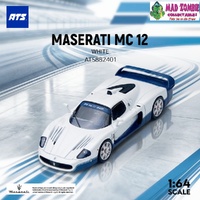 ATS 1/64 - MASERATI MC 12 - White -  (PRE-ORDER)
