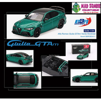 BBR Models - Alfa Romeo Giulia GTAm Verde Montreal Green With Carbon Top