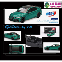 BBR Models - Alfa Romeo Giulia GTA Verde Montreal Green With Carbon Top