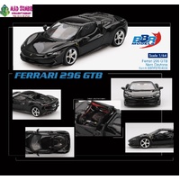 BBR Models - Ferrari 296 GTB Nero Daytona - PRE-ORDER