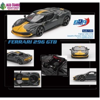 BBR Models - Ferrari 296 GTB Assetto Fiorano Grigio Scuro - PRE-ORDER
