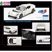 BBR Models - Ferrari 812 Competizione Bianco Avus - PRE-ORDER