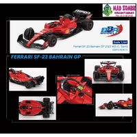 BBR Models - Ferrari SF23 #55 C. Sainz 2023 Bahrain GP