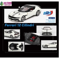 BBR Models - Ferrari 12 Cilindri Bianco Avus - PRE-ORDER
