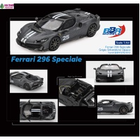 BBR Models - Ferrari 296 Speciale Grigio Silverstone Opaco - PRE-ORDER