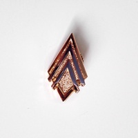 Battlestar Galactica Captain Metal Collar Pips Deluxe