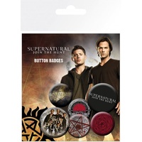 Supernatural Join The Hunt Card Button Badges - Pack of 6
