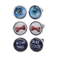 Doctor Who Stud Earrings 3-Pack