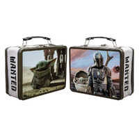Star Wars The Mandalorian Large Tin Tote Lunch Box