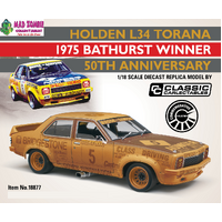 Classic Carlectables 1/18 Scale - Holden L34 Torana 1975 Bathurst Winner 50th Anniversary - (PRE-ORDER)