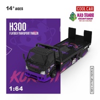 Cool Car 1/64 - Kuromi H300 Flatbed Transport Trailer - (PRE-ORDER)