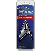 Star Trek Badge Chrome Injection-Molded Emblem