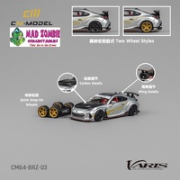 CM Model 1/64 - SUBARU BRZ Varis ARISING Silver