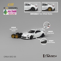 CM Model 1/64 - Subaru BRZ Varis Widebody (White) - PRE-ORDER