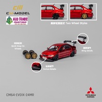 CM Model 1/64  - Mitsubishi Lancer Evoix Metallic red