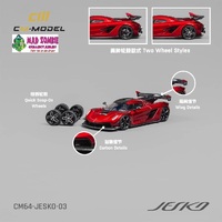 CM Model 1/64 - Koenigsegg Jesko Attack Metallic Cherry Red