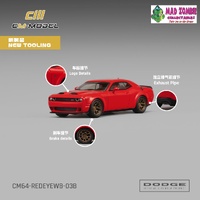 CM Model 1/64 - Dodge Challenger SRT Hellcat Redeye Widebody Torred Clearcoat - PRE-ORDER