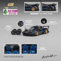 CM Model 1/64 - Pagani Zonda Revlucion Metallic blue - PRE-ORDER