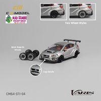 CM Model 1/64 - Subaru Varis Widebody STI Silver