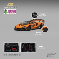 CM Model 1/64 - Mclaren Senna GTR Papaya orange - PRE-ORDER
