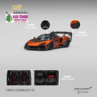 CM Model 1/64 - Mclaren SennaGTR Volcano Orange - PRE-ORDER