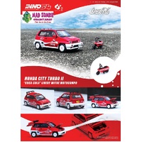 Inno 64 x Tiny Model - HONDA CITY TURBO II "Coca-Cola" Livery With Motocompo