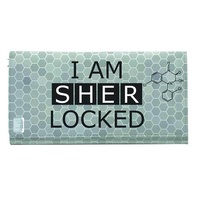 Sherlock I Am Sher Locked Gray Purse