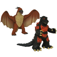 Godzilla Burning Godzilla and Rodan Vinimate 2-Pack
