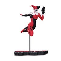 Batman - Harley Quinn Red, White & Black Statue by Terry Dodson