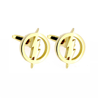 The Flash Gold Plated Cufflinks
