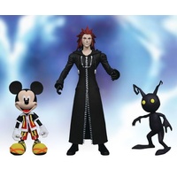 Kingdom Hearts - Mickey, Shadow & Axel 3-Pack Series 01 Action Figure