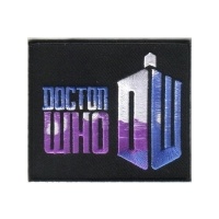 Doctor Who British TV Series Matt Smith Logo Embroidered Patch