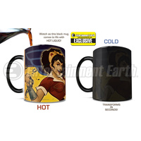 DC Comics Justice League Wonder Woman She Can Do It Bombshells Morphing Mug Entertainment Earth Exclusive