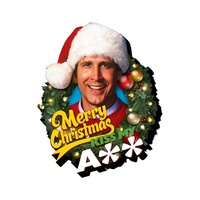 Christmas Vacation Wreath Funky Chunky Magnet